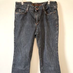 Eddie Bauer Fray bottom, boot cut  jeans